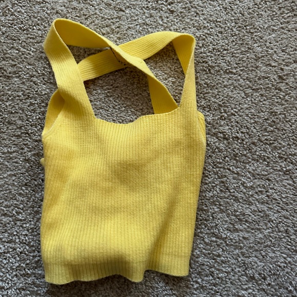 Priceless Criss Cross Tie Back Tank - Picture 3 of 5